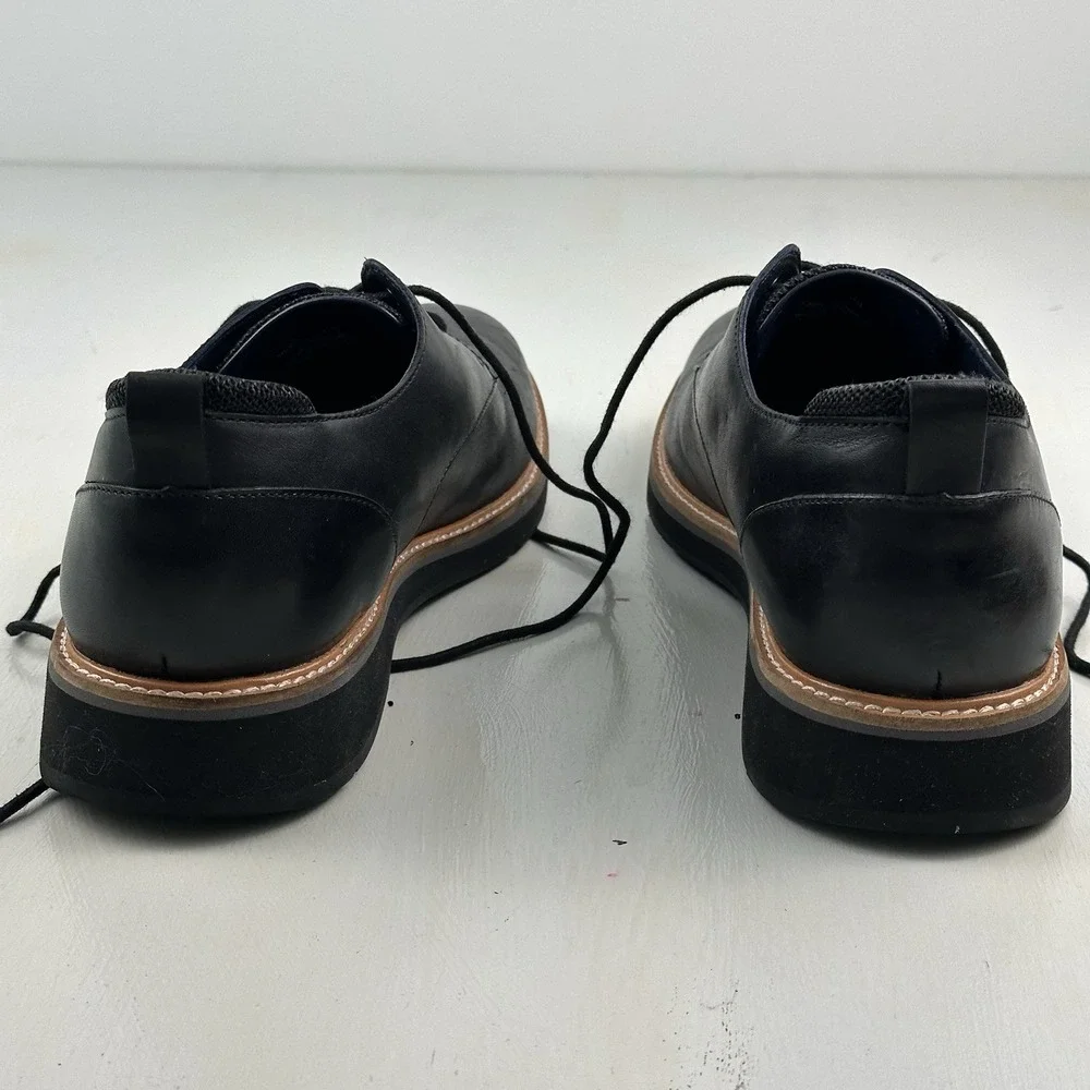 Cole Haan Osborn Grand 360‎ Plain Toe Shoes Men's 12 Oxford Black Leather C33388